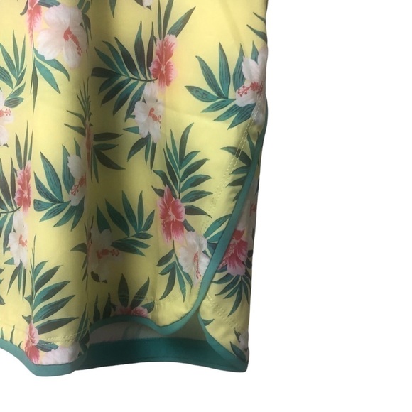 New Hawaiian Floral Pickle Ball Golf Skort Pockets Plus LANDS' END Women’s 16 W - Picture 4 of 11